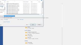 How to complete a Dropbox Assignment