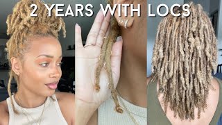 2 Year Loc Journey Update and Q\u0026A While I Put in Loc Jewelry (With Time Stamps!)