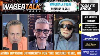 Free Sports Picks | College Football Picks | NFL Week 11 Preview | WagerTalk Today | Nov 18