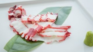 How to Cut Octopus (Tako) Sashimi