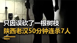 老实人绝望的怒火！只因误砍一根树枝，陕西老汉50分钟连杀7人！