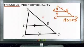 Triangle Proportionality: Lesson (Basic Geometry Concepts)