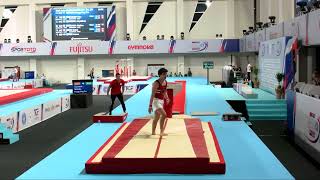 2nd FIG Artistic Gymnastics Junior World Championships. VT Qual OLASZ Xavier (CAN)