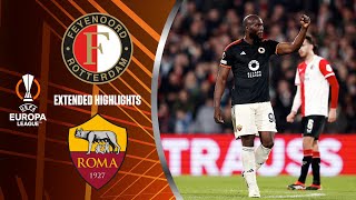 Feyenoord vs. Roma: Extended Highlights | UEL Play-off 1st Leg | CBS Sports Golazo - Europe
