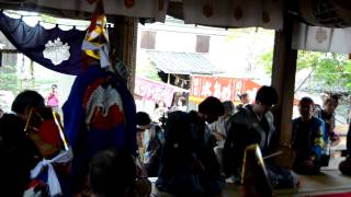 2012年　本祭り　神事　三番叟　2