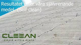 Efter att Cleean tvättat fasad med  self clean fasad tvätt