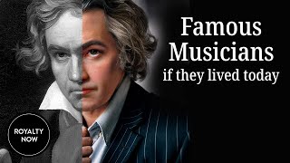 Famous Musicians Recreated as Modern-day Men: Beethoven, Chevalier de Saint Georges & Mozart.