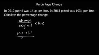 Percentage Change