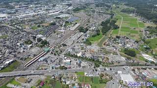 滑川町【森林公園駅】空撮（2022 7 29）撮影②