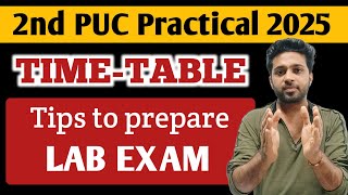 2nd PUC Practical Exam 2025 Dates | Tips to Write 2nd PUC Physics Chemistry Biology Lab Exams