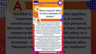 What is kaizen ?