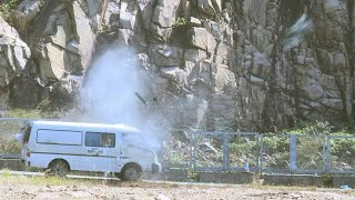 Hong Kong police carry out explosives demonstration | AFP