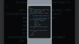 Boost React App Speed with TanStack Virtual #ReactPerformance