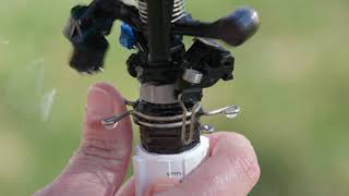 Adjusting and Maintaining a Rain Bird Riser Mounted Impact Sprinkler