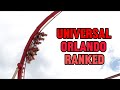 Ranking EVERY Coaster at the Universal Orlando Resort