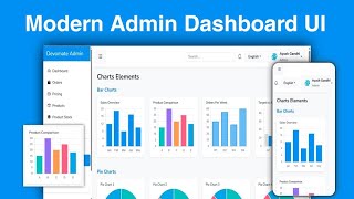 📊 Free Admin Dashboard Template | Bootstrap 5 Modern Responsive UI Design