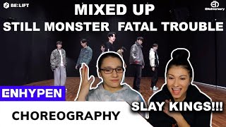 🔥Sisters React to ENHYPEN (엔하이픈) 별안간 (Mixed UP)' (Still Monster) (Fatal Trouble) Dance Practice