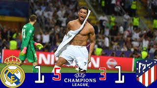 Real Madrid 5×3 Atletico Madrid | U.C.L Final 2016 | Extented Highlights & Goals