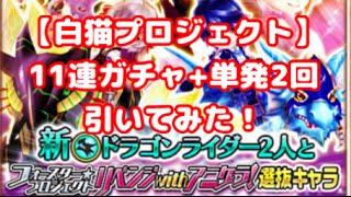 【白猫プロジェクト】フォースターキャラガチャ11連+単発2回引いてみた！【らいず実況】