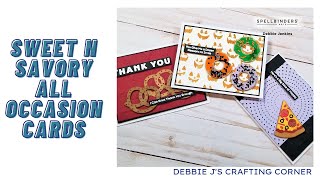 Easy All Occasion Die Cut Cards | Spellbinders Sweet and Savory