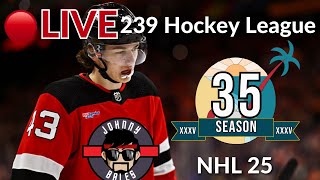 [🔴YT Shorts LIVE ] 239 Hockey League🔥Season 35 Week 4 - TWO Series (YT Shorts Stream)!!!🔥#nhl #pvp