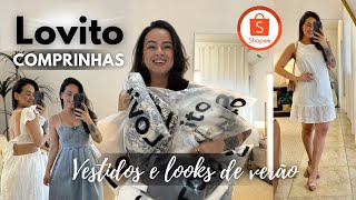 COMPRINHAS SHOPEE | MELHORES ACHADOS LOVITO | VESTIDOS, BLUSAS, SAÍDA DE PRAIA | LOOKS DE VERÃO ☀️