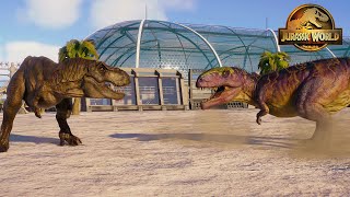 Hybrid T-Rex vs. Giga T.Rex – A Fight for Dino Supremacy! Jurassic World Evolution 2