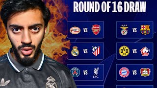 CHAMPIONS LEAGUE DRAW REACTION AND PREDICTIONS