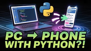 How to make a PC and mobile communicate with each other using Python