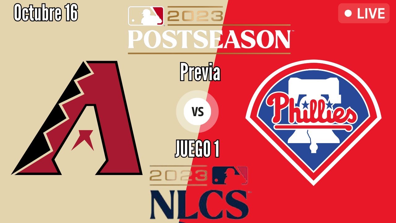 ARIZONA DIAMONDBACKS Vs PHILADELPHIA PHILLIES – PLAYOFFS MLB 2023 ...