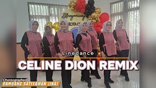 CELINE DION REMIX💃 line dance 💃 Perform : Thie Class Bumi Sariwangi Line Dance