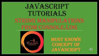 JS String Manipulation From Console 2