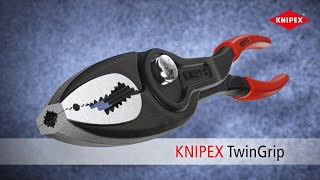 KNIPEX TwinGrip 슬립조인트 플라이어 - 82 01 200