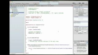 iOS Tutorial - Getting Started with MapKit - Creating a MapView programmatically - Tutorial 2