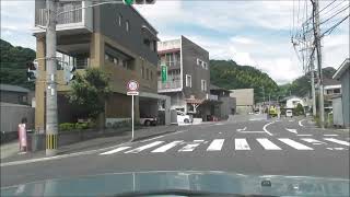 車載動画　鹿児島市 新上橋～薬師町～原良団地入口～原良トンネル～山形屋ショッピングプラザ　風景