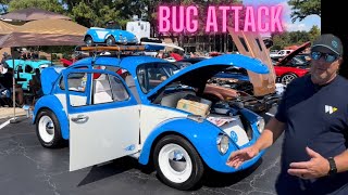 Restored VW Beetle Shines at the Car Show!