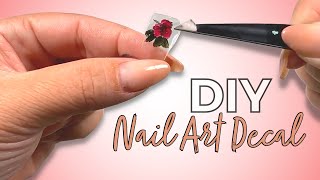 How To DIY Nail Decals with Nail Stamping Plates and Silicone Art Mat | 1-Minute Maniology
