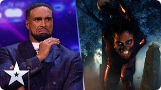 SCARY! Papi Flex contorts in CREEPY graveyard and SPOOKS the Judges | Semi-Finals | BGT 2020