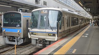 【JR西日本】奈良線 221系NA430編成 A普通奈良行き　京都9番発車