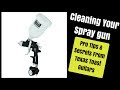 How To Clean  The Paint Spray Gun. You Are Doing It Wrong... Probably