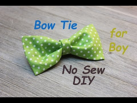 No Sew DIY Boy's BowTie Easy Tutorial No Sew DIY Boy's BowTie Easy Tutorial