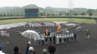 2011高円宮賜杯富山県大会開会式でのドナルド君