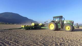 Rosegate Custom 12 row Corn Planting 2017 || Suntasia Farms || Aerial Photography