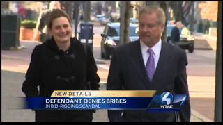 Defendant denies bribes in bid-rigging scandal