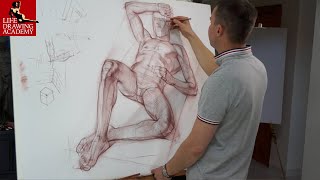 How to Sketch a Reclining Male from Life