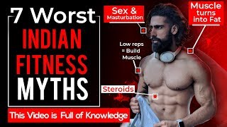 7 WORST FITNESS MYTHS IN INDIA | Biggest Workout and Bodybuilding Mistakes