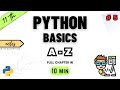 Class 11 Computer Science | Chapter 5 | Fundamentals of Python Programming | NCERT | CBSE | ONE SHOT
