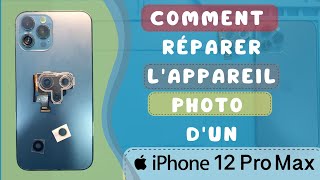 Réparation Caméra Arrière est Flou / Lentille Appareil Photo Cassé - iPhone 12 Pro Max