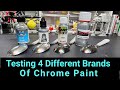 Testing 4 Different Brands Of Chrome Paint For Plastic Models