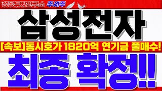 [삼성전자 주가 전망]장마감 동시호가 1820억 연기금 쓸어담은 핵심이유!! 브로드컴+빅테크 HBM 대형 수요처 확보!!  #삼성전자주가 #삼성전자주식 #삼성전자 엔비디아